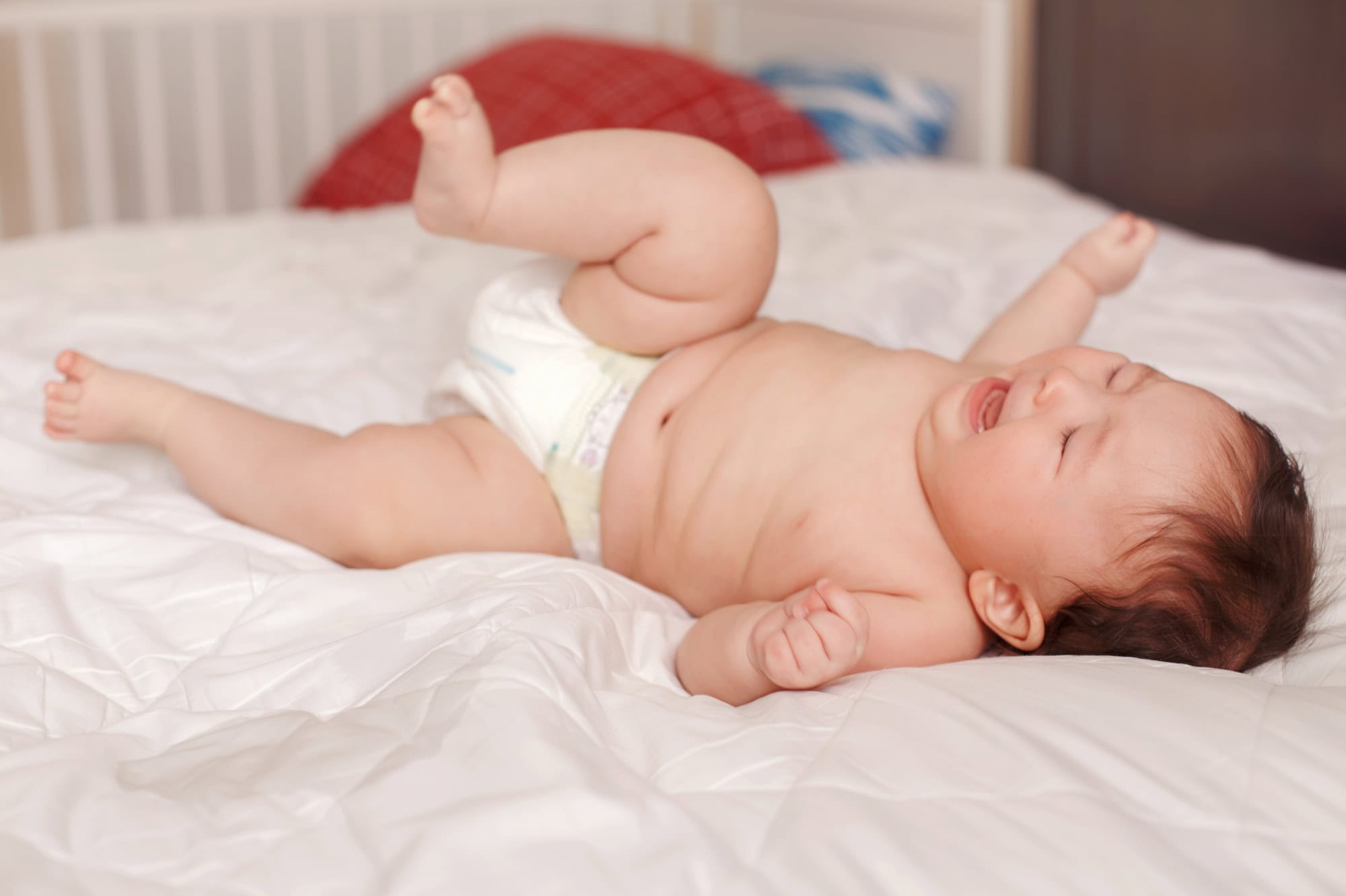 stock photo baby crying