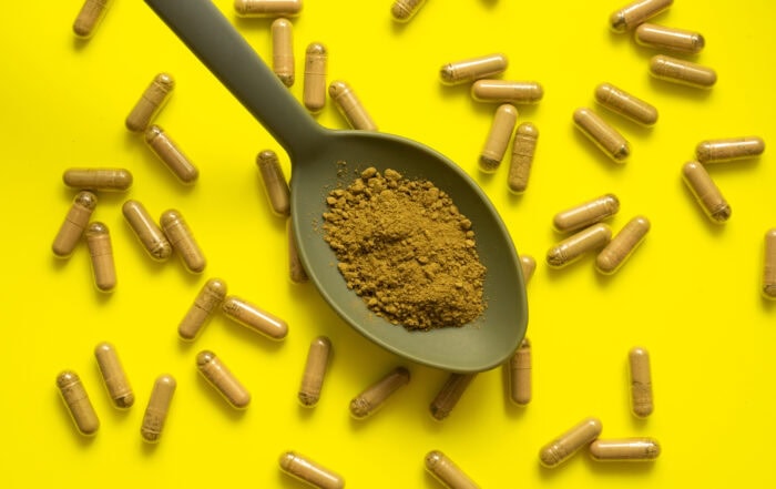 Kratom powder and capsules can lead to addiction.