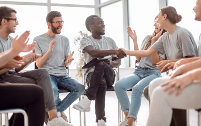 support group telling stories